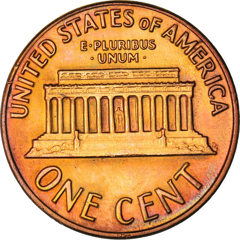Coin, United States, Lincoln Cent, Cent, 1969, U.S. Mint, Philadelphia