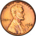 Moneta, Stati Uniti, Lincoln Cent, Cent, 1964, U.S. Mint, Denver, SPL-, Ottone
