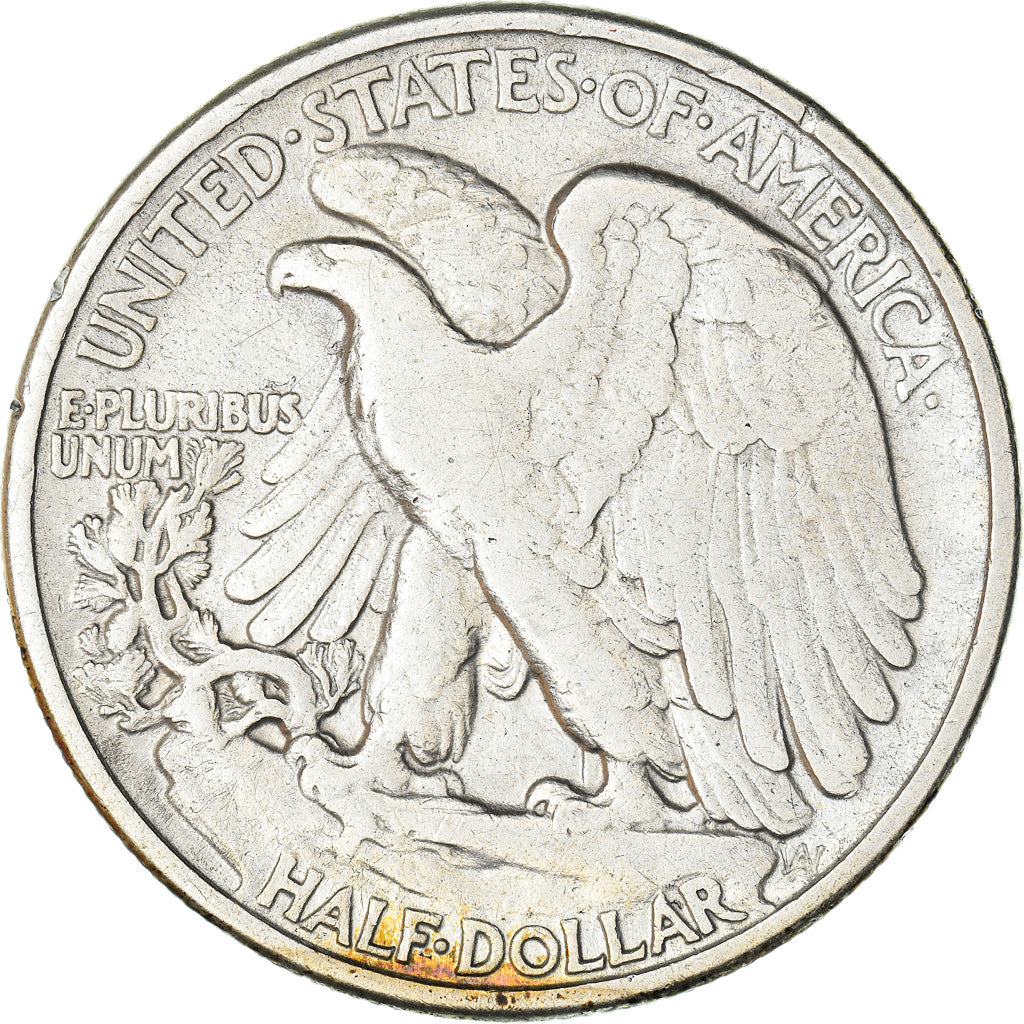 Coin, United States, Walking Liberty Half Dollar, Half Dollar, 1946, U.S. Mint