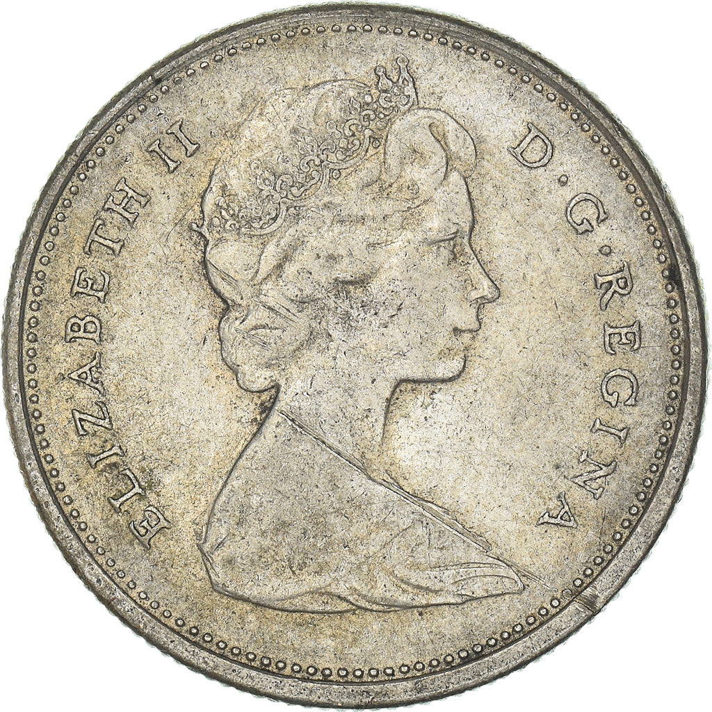 Coin, Canada, Elizabeth II, 25 Cents, 1967, Royal Canadian Mint, Ottawa