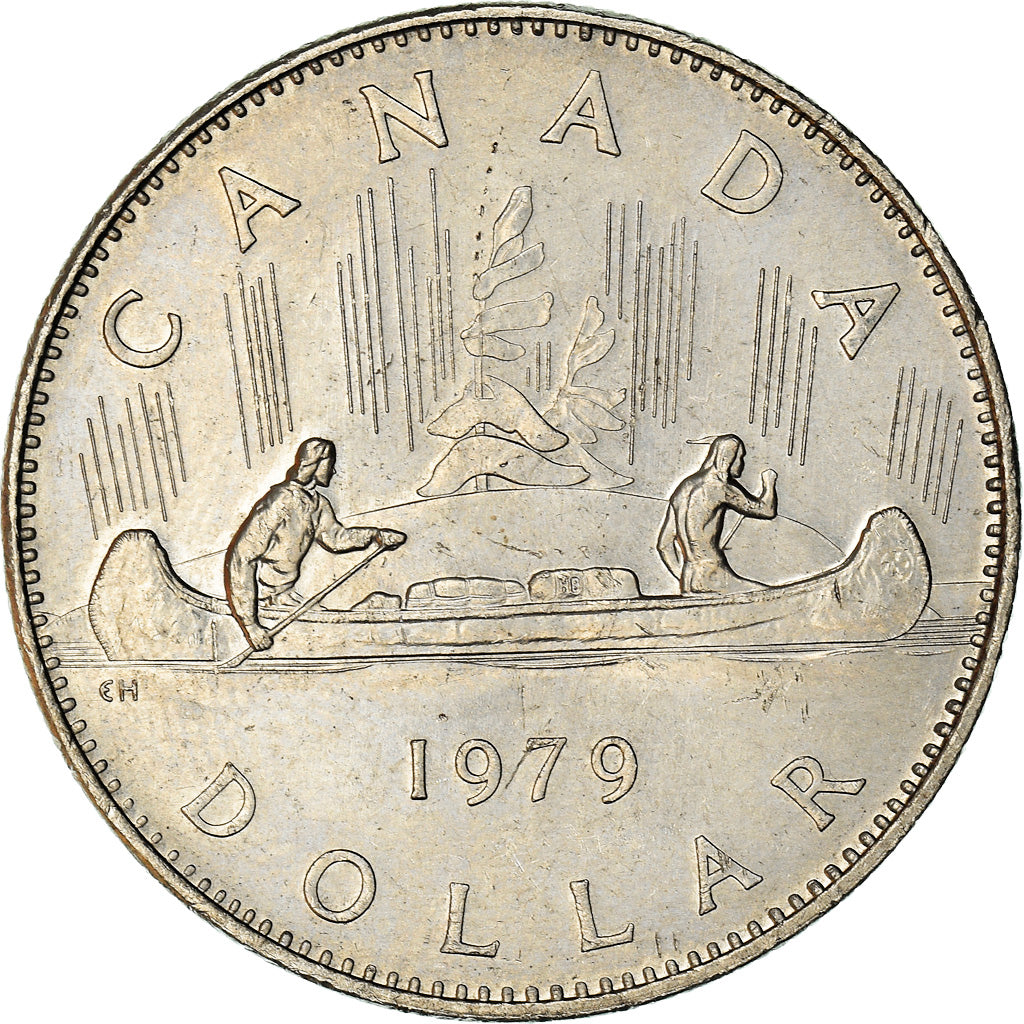 Coin, Canada, Elizabeth II, Dollar, 1979, Royal Canadian Mint, Ottawa