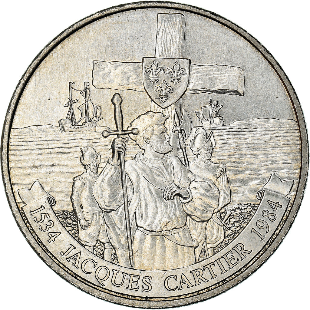 Coin, Canada, Dollar, 1984, Elizabeth II, AU(50-53), Nickel