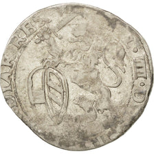 Coin, Spanish Netherlands, BRABANT, Escalin, 1628, Maastricht, VF(20-25)