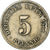 Monnaie, GERMANY - EMPIRE, Wilhelm II, 5 Pfennig, 1907, Berlin, TB+