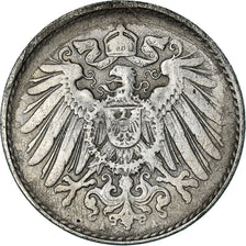 Coin, GERMANY - EMPIRE, 5 Pfennig, 1918, Berlin, VF(30-35), Iron, KM:19