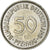 Moneda, ALEMANIA - REPÚBLICA FEDERAL, 50 Pfennig, 1972, Stuttgart, MBC+, Cobre