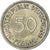 Moneda, ALEMANIA - REPÚBLICA FEDERAL, 50 Pfennig, 1968, Stuttgart, MBC, Cobre -