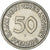 Moneta, Niemcy - RFN, 50 Pfennig, 1949, Stuttgart, EF(40-45), Miedź-Nikiel