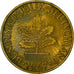 Moneta, Niemcy - RFN, 5 Pfennig, 1967, Stuttgart, AU(50-53), Mosiądz powlekany