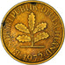 Coin, GERMANY - FEDERAL REPUBLIC, 5 Pfennig, 1972, Karlsruhe, EF(40-45), Brass