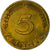 Moneda, ALEMANIA - REPÚBLICA FEDERAL, 5 Pfennig, 1949, Stuttgart, MBC+, Latón