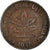 Moneda, ALEMANIA - REPÚBLICA FEDERAL, Pfennig, 1950, Munich, BC+, Cobre chapado