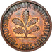Coin, GERMANY - FEDERAL REPUBLIC, Pfennig, 1986, Stuttgart, EF(40-45), Copper