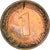 Moneta, Niemcy - RFN, Pfennig, 1971, Stuttgart, AU(50-53), Miedź platerowana