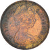 Moneda, Gran Bretaña, Elizabeth II, 1/2 New Penny, 1971, BC+, Bronce, KM:914