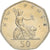 Moeda, Grã-Bretanha, Elizabeth II, 50 New Pence, 1969, AU(55-58)