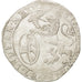 SPANISH NETHERLANDS, Escalin, 6 Sols, 1652, Tournai, KM #41, AU(50-53), Silver,.