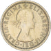 Coin, Great Britain, Elizabeth II, 6 Pence, 1954, AU(55-58), Copper-nickel
