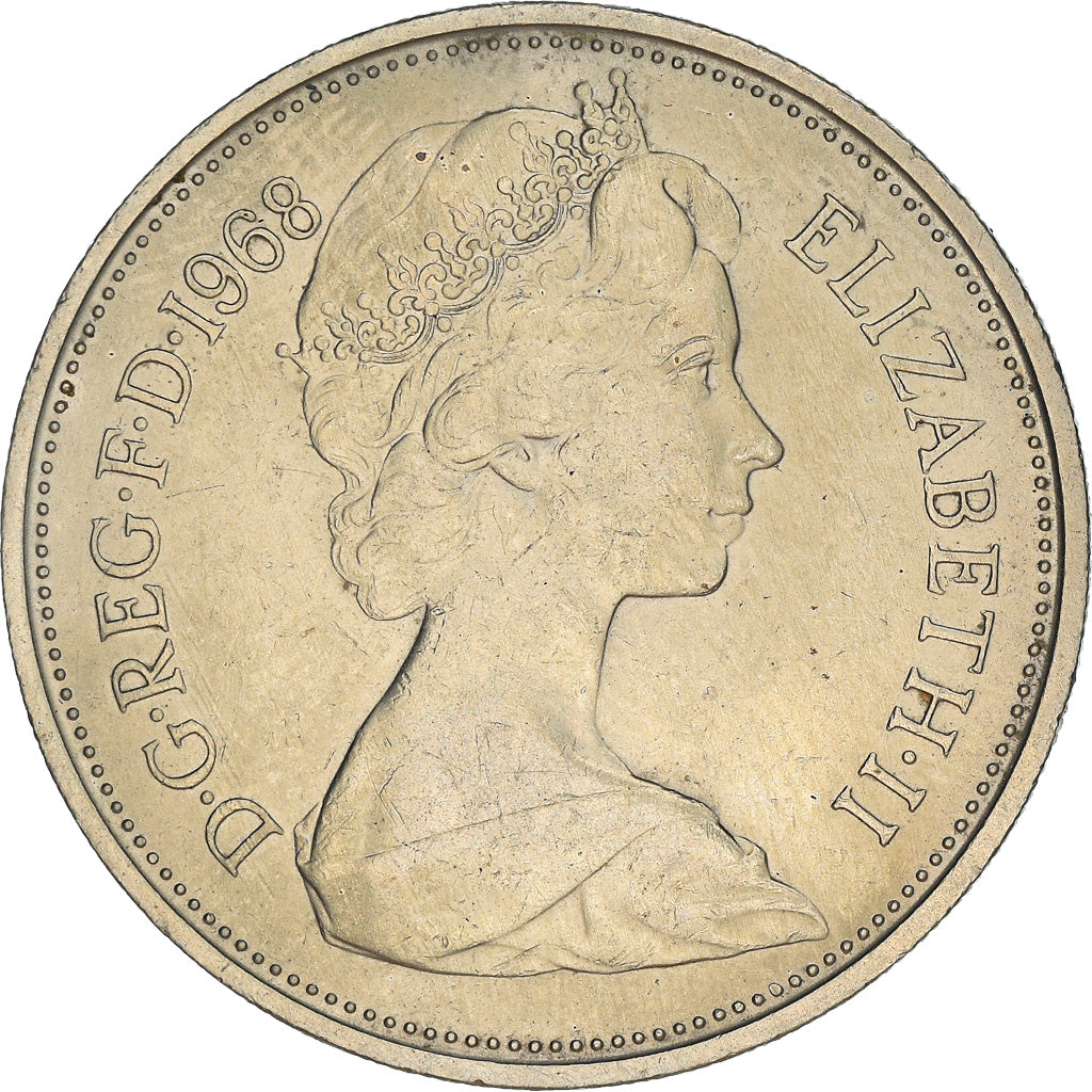 Monnaie, Grande-Bretagne, Elizabeth II, 10 New Pence, 1968, SUP, Copper-nickel