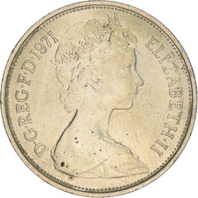 Monnaie, Grande-Bretagne, Elizabeth II, 10 New Pence, 1971, SUP, Copper-nickel