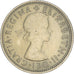 Monnaie, Grande-Bretagne, Elizabeth II, Shilling, 1957, TTB+, Copper-nickel