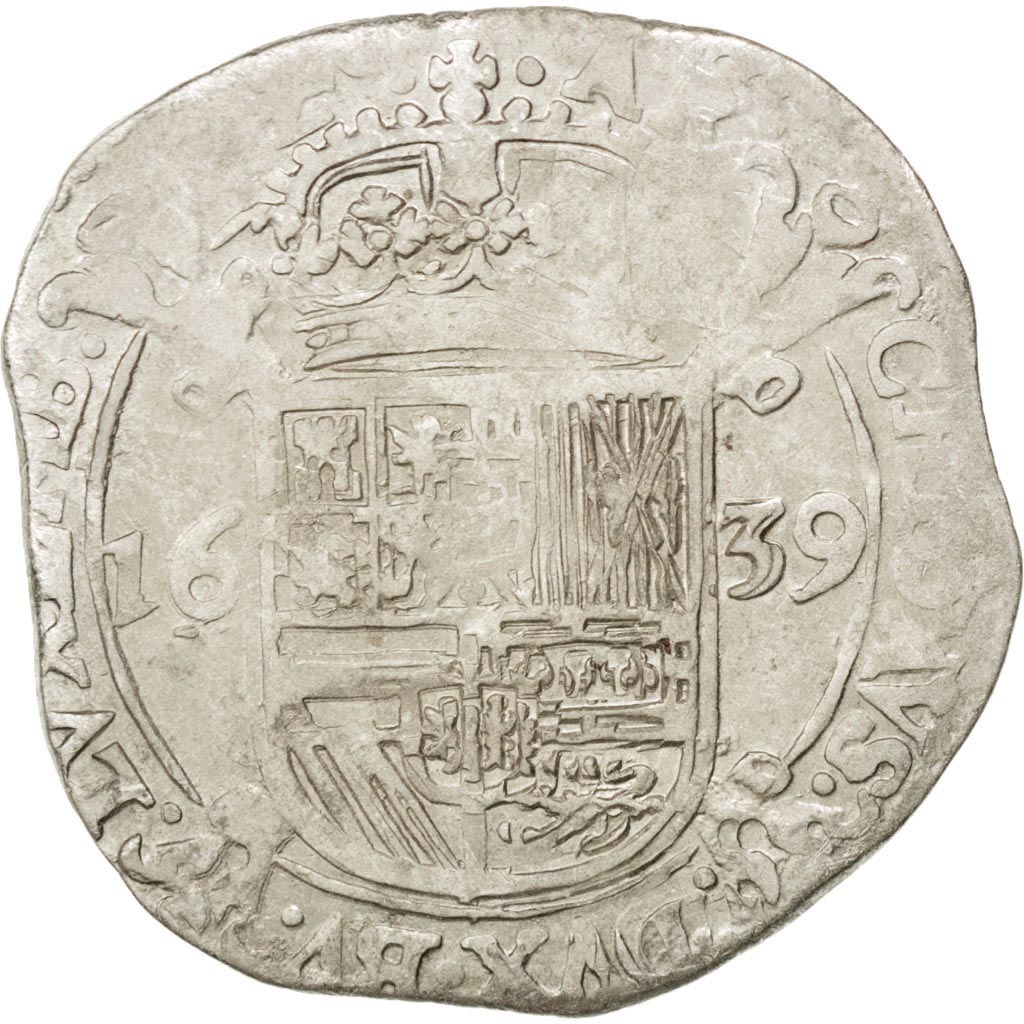 Luxembourg, Escalin, 1639, Luxembourg, KM #13, EF(40-45), Silver, 5.13