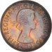 Münze, Großbritannien, Elizabeth II, 1/2 Penny, 1962, SS+, Bronze, KM:896