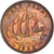 Moneda, Gran Bretaña, Elizabeth II, 1/2 Penny, 1962, MBC+, Bronce, KM:896