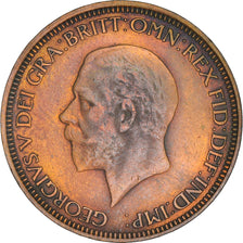 Monnaie, Grande-Bretagne, George V, 1/2 Penny, 1933, TTB, Bronze, KM:837