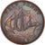 Moneda, Gran Bretaña, Elizabeth II, 1/2 Penny, 1959, MBC+, Bronce, KM:896
