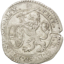 Luxembourg, Escalin, 1636, Luxembourg, KM #13, AU(50-53), Silver, 5.00