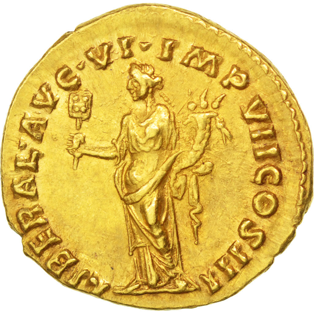 Marcus Aurelius, Aureus, Rome, MS(63), Gold, RIC #319, 7.22