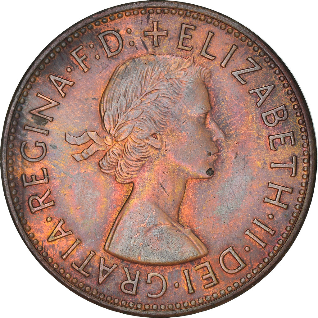Monnaie, Grande-Bretagne, Elizabeth II, Penny, 1964, SUP, Bronze, KM:897