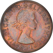 Moneta, Wielka Brytania, Elizabeth II, Penny, 1964, AU(55-58), Bronze, KM:897