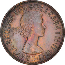 Coin, Great Britain, Elizabeth II, Penny, 1962, AU(55-58), Bronze, KM:897