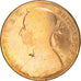 Moneda, Gran Bretaña, Victoria, Penny, 1892, BC, Bronce, KM:755