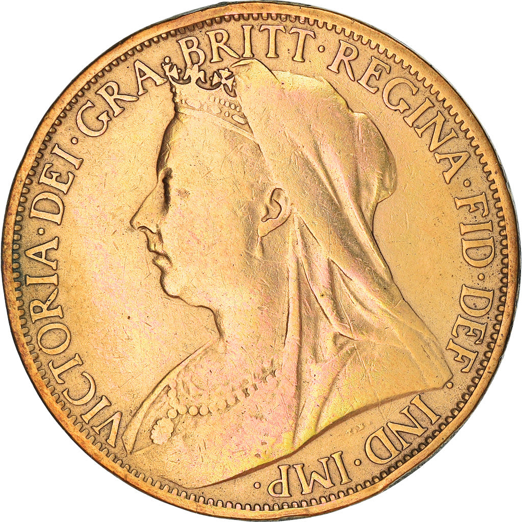 Monnaie, Grande-Bretagne, Victoria, Penny, 1899, TTB, Bronze, KM:790