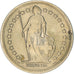Coin, Switzerland, 1/2 Franc, 1968, Bern, AU(50-53), Copper-nickel, KM:23a.1