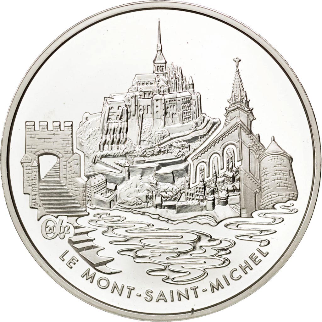 FRANCE, 1-1/2 Euro, 2002, Paris, KM #1305, MS(65-70), Silver, 37, 22.20