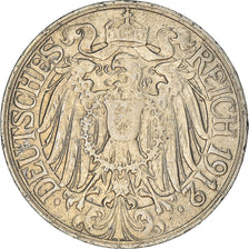 Coin, GERMANY - EMPIRE, Wilhelm II, 25 Pfennig, 1912, Stuttgart, EF(40-45)