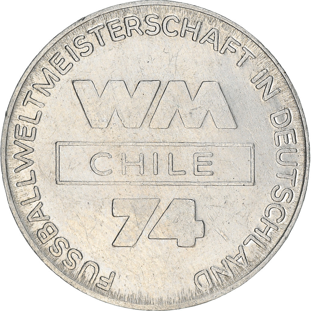 Germany, Token, Chile, World Cup, EF(40-45), Aluminium
