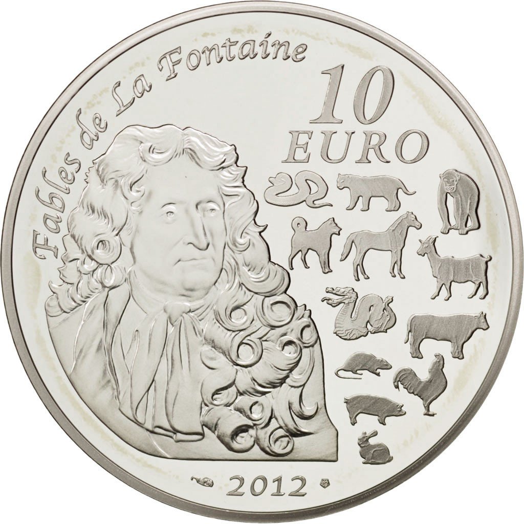 FRANCE, 10 Euro, 2012, Paris, KM #1924, MS(65-70), Silver, 37, 22.20
