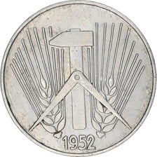 Coin, GERMAN-DEMOCRATIC REPUBLIC, 5 Pfennig, 1952, Muldenhütten, AU(50-53)