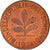 Moneta, Niemcy - RFN, 2 Pfennig, 1989, Stuttgart, EF(40-45), Miedź platerowana
