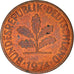 Munten, Federale Duitse Republiek, 2 Pfennig, 1989, Stuttgart, ZF, Copper Plated