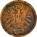 Coin, GERMANY - EMPIRE, Wilhelm I, 2 Pfennig, 1875, Berlin, VF(20-25), Copper