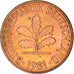 Munten, Federale Duitse Republiek, 2 Pfennig, 1981, Stuttgart, ZF+, Copper