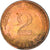 Moneta, Niemcy - RFN, 2 Pfennig, 1981, Stuttgart, AU(50-53), Miedź platerowana
