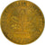 Coin, GERMANY - FEDERAL REPUBLIC, 10 Pfennig, 1970, Hamburg, EF(40-45), Brass