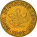 Monnaie, République fédérale allemande, 10 Pfennig, 1949, Stuttgart, TTB+